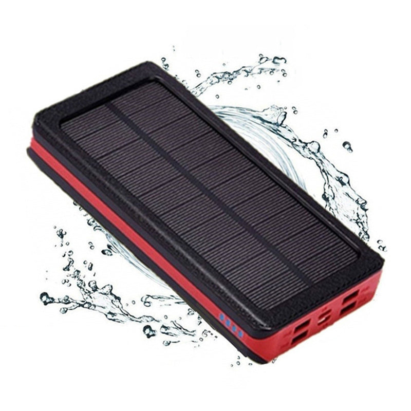 Tactical Solar Power Bank - High-Capacity 30000mAh Emergency Charging Station