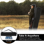 360° Tactical Ground Blind - One-Way Vision Stealth Concealment System for Hunting