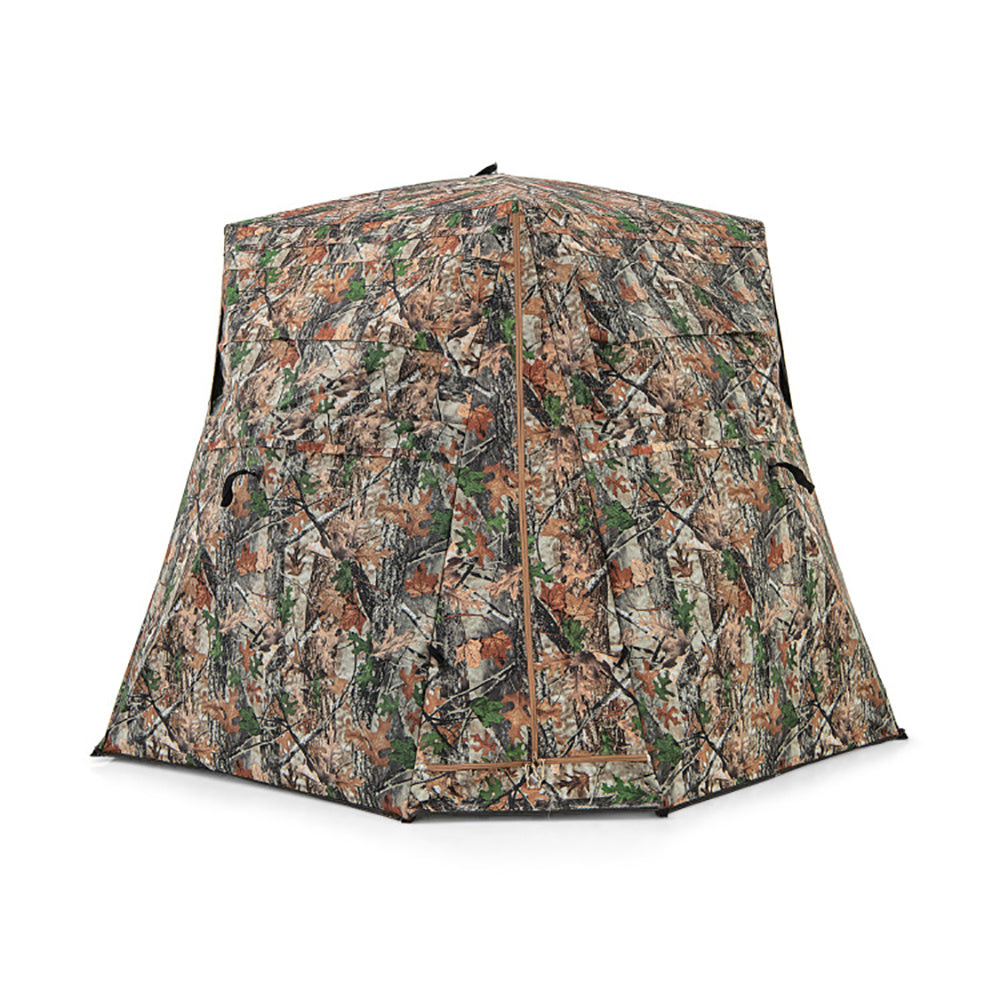 360° Tactical Ground Blind - One-Way Vision Stealth Concealment System for Hunting