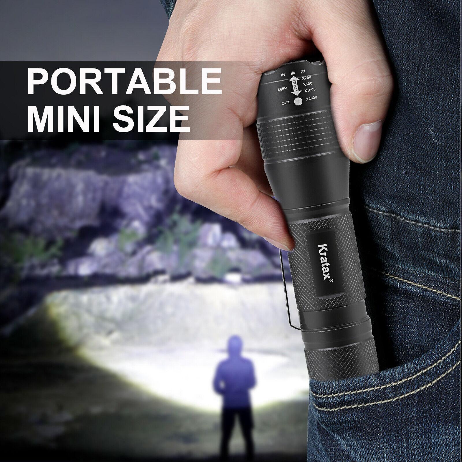 Ultra-Compact LED Tactical Flashlight with Integrated Blade - Dual-Purpose Survival Tool