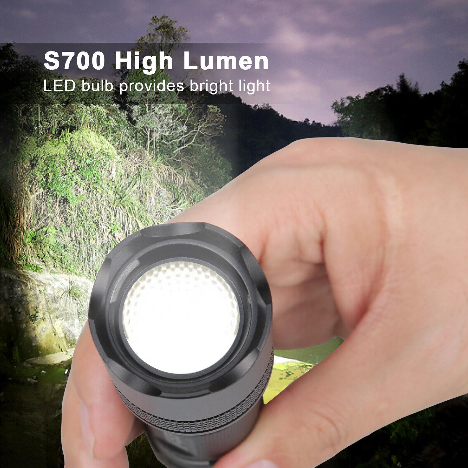 Ultra-Compact LED Tactical Flashlight with Integrated Blade - Dual-Purpose Survival Tool