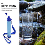 Tactical Portable Water Filter Straw - Emergency Survival Purification System for Outdoor & Crisis Situations