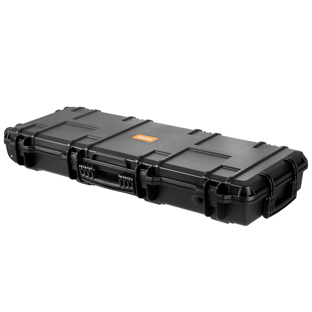 Tactical Range Case, Outdoor Tactical Hard Case With 3 Layers Fully-protective Foams, 42 Inch Lockable Hard Tactical Range Case With Wheels, IP67 Waterproof & Crushproof