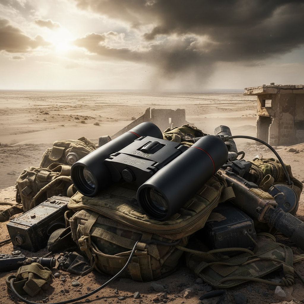 Jumelles tactiques en environnement apocalyptique
