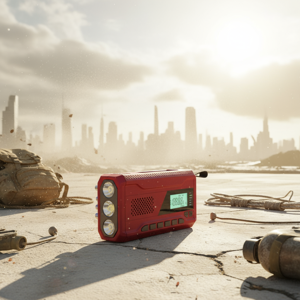 Tactical Emergency Radio - Bright Apocalyptic Contrast