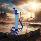 Water Filter Straw Bright Background